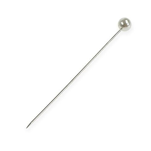 Spilli Testa Perla Bianco Ø4mm 40mm