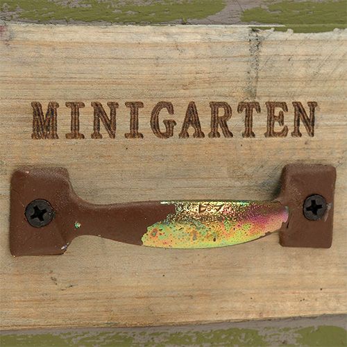 Floristik24 Cassetto per piante in legno 11,5 cm x 11 cm