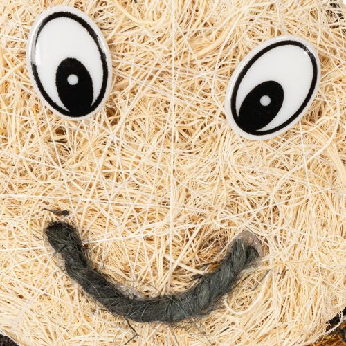 Prodotto Statuetta ape realizzata con materiali naturali con un grazioso design per la cameretta dei bambini, 24 cm, 2 pezzi