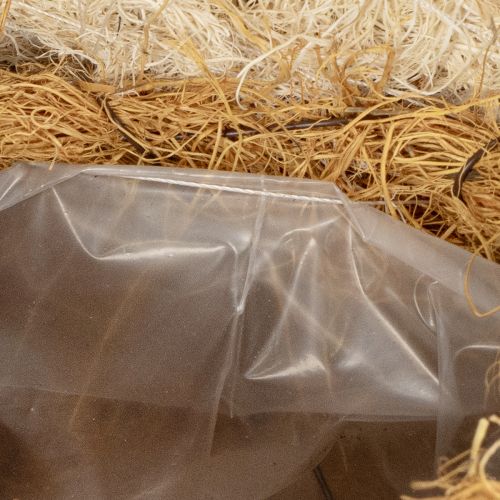 Prodotto Statuetta ape realizzata con materiali naturali con un grazioso design per la cameretta dei bambini, 24 cm, 2 pezzi