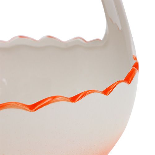 Floristik24 Planti bianco, arancione Ø12,5cm