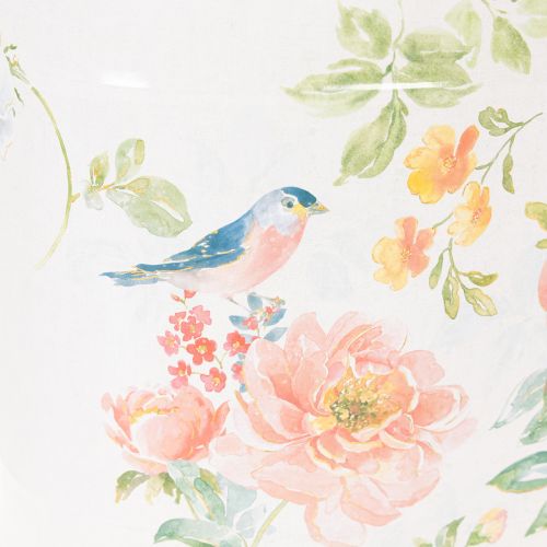 Fioriera ovale decorativa primaverile vintage, in metallo, 26/22/17 cm, set da 3 | Floristik24.it