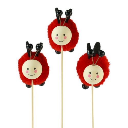 Prodotto Decorazione per piante Coccinella Fiore Spina 27,5 cm 9 pezzi