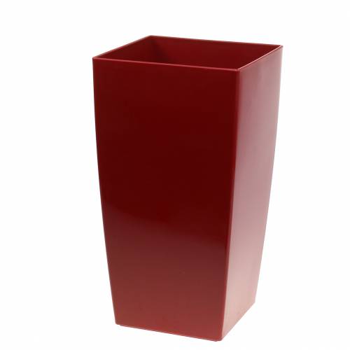 Floristik24 Vaso per piante rosso Milano Diamond 11l 20cm