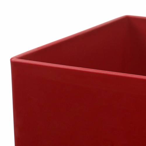 Prodotto Vaso per piante rosso Milano Diamond 11l 20cm