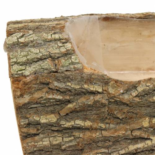 Floristik24 Fioriera in legno di olmo 29 cm x 11 cm H10 cm