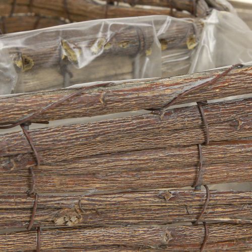 Prodotto Plant Heart Ciotola per piante Cuore Grigio naturale 30/40cm Set di 2