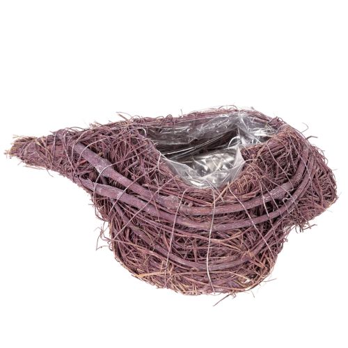 Pianta a forma di cuore con decorazione in lamina, 24 cm. | Floristik24.it