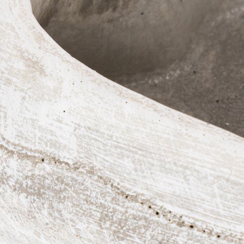 Ciotola decorativa a forma di cuore, grigia; piccolo vaso a forma di cuore, 19 cm | Floristik24.it