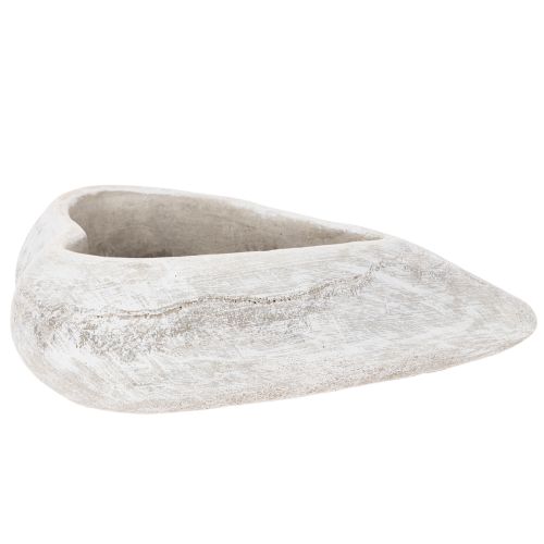 Ciotola decorativa a forma di cuore, grigia; piccolo vaso a forma di cuore, 19 cm | Floristik24.it