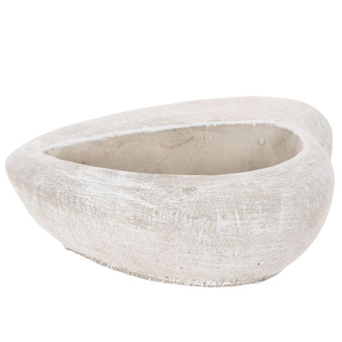 Vaso a forma di cuore, in pietra fusa, vaso decorativo, 17 cm | Floristik24.it