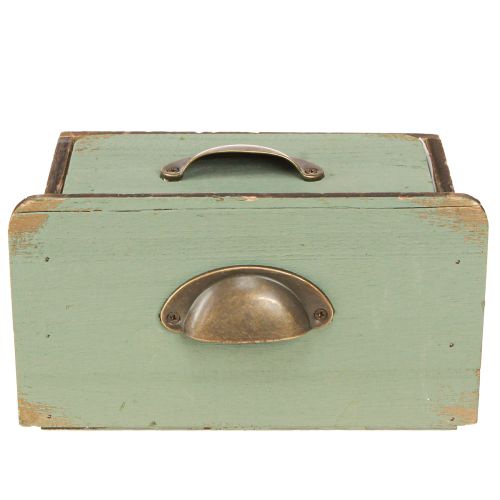 Prodotto Cassettiera in legno decorazione cassettiera per piante 22/18 cm set da 2 pezzi