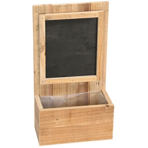 Floristik24 Fioriera con tavola in legno Fioriera rustica 20×11,5×36 cm