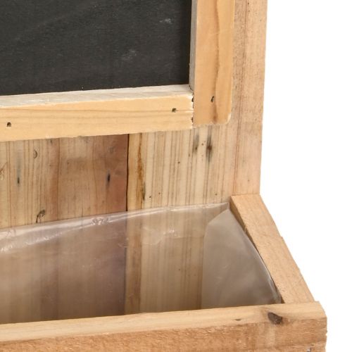 Floristik24 Fioriera con tavola in legno Fioriera rustica 20×11,5×36 cm