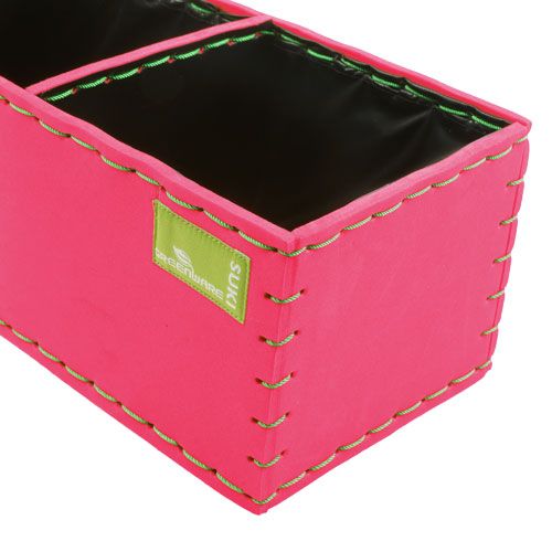 Floristik24 Scatola per piante rosa 40 cm x 14 cm x 11 cm, 1 pz