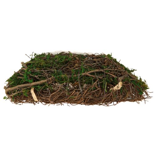 Prodotto Cuscino per piante con muschio e tralci, ciotola naturale 20×20×6,5 cm
