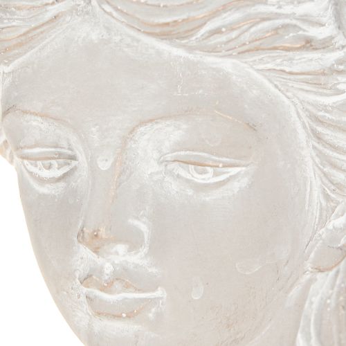 Prodotto Vaso Testa di donna Pietra fusa Stile antico 12,5×12×20,5cm