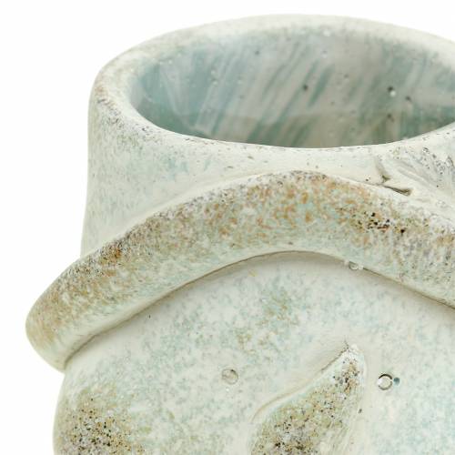 Prodotto Pupazzo di neve testa pianta fioriera Ø11cm H11,5cm 2 pezzi