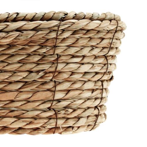Floristik24 Cesto per piante cesto di alghe cesto decorativo ovale 32×19×12 cm
