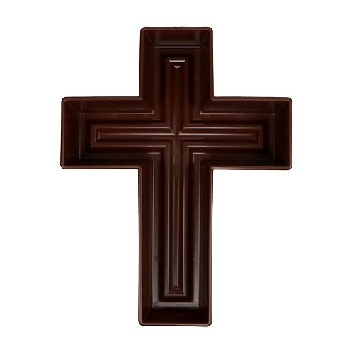 Croce per piante 24 cm x 32 cm marrone, 1 pz