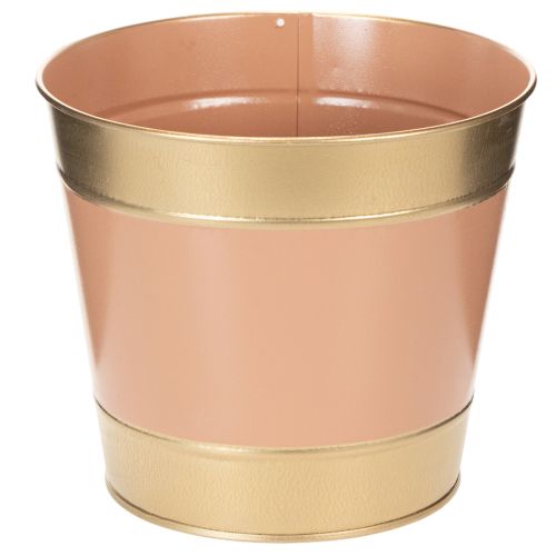 Prodotto Vaso per piante/fiori in metallo, Ø17cm H14.5cm, 4 pezzi