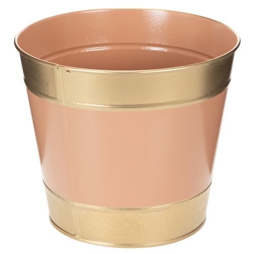 Prodotto Vaso per piante/fiori in metallo, Ø17cm H14.5cm, 4 pezzi