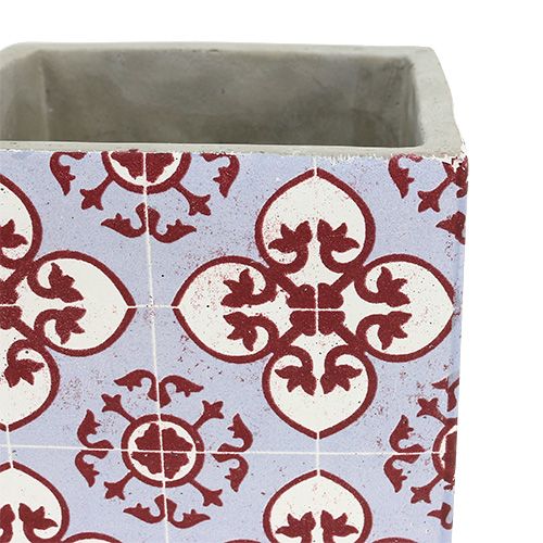 Floristik24 Vaso per piante con motivo orientale 8 cm x 8 cm / 11 cm x 11 cm