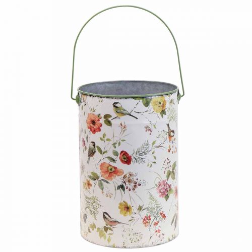 Prodotto Vaso per piante secchio in metallo decorativo vintage Ø18/15/12cm set di 3