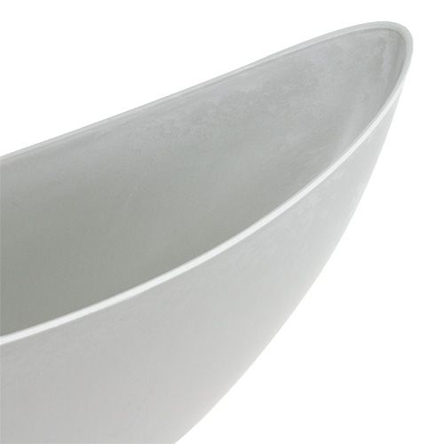 Prodotto Ciotola per piante 39cm x 12,5cm H13cm grigio chiaro, 1 pezzo