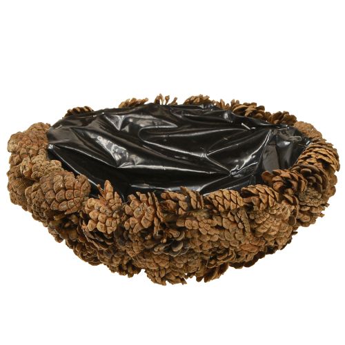 Floristik24 Ciotola per piante coni veri ciotola conica naturale Ø28cm H9cm