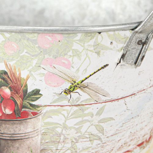 Prodotto Fioriera ovale in metallo Fresh Garden 34,5x14x15,5cm