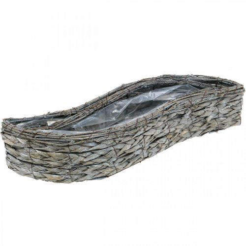Prodotto Ciotola per piante, fioriera grigia 48,5/31,5 cm set da 2