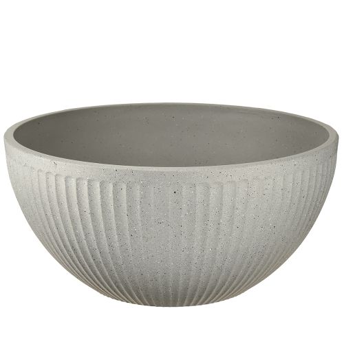Ciotola per piante, plastica grigio screziato, Ø35cm, H16,5cm
