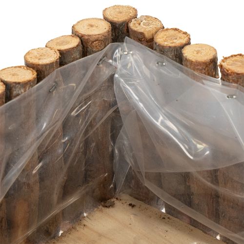 Prodotto Vaso per piante quadrato rami di betulla naturale 14,5/20 cm set di 2