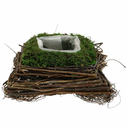 Prodotto Cuscino per piante in rattan, muschio 20 cm x 20 cm H8 cm