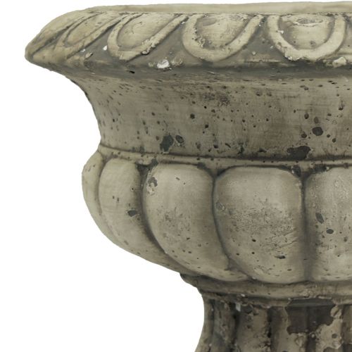 Floristik24 Ciotola per piante piccolo vaso per piante trofeo in cemento antico Ø15cm H13cm