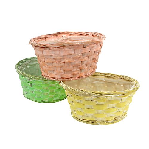 Floristik24 Vaso per fioriera tondo Ø20cm colori assortiti 8 pezzi