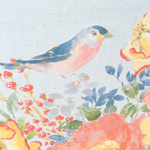 Vasi per piante, primavera, fioriere per fiori/uccelli, contenitore ovale in metallo L39/31/24,5cm, set da 3 | Floristik24.it
