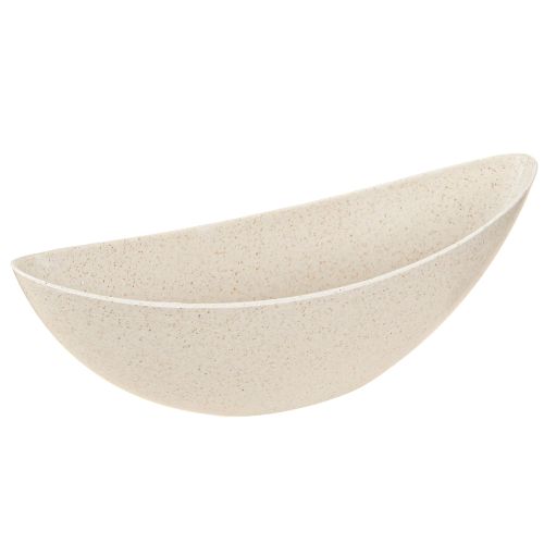 Floristik24 Portapiante in plastica per nave portapiante beige 28×9×9 cm 3pz