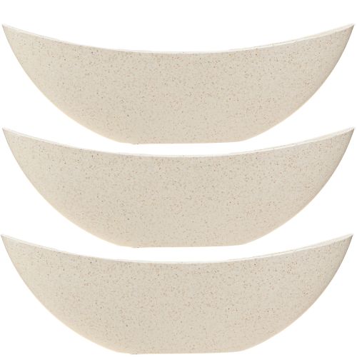 Prodotto Portapiante in plastica per nave portapiante beige 28×9×9 cm 3pz