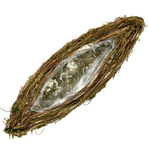 Floristik24 Barca per piante per tomba 57 cm x 19 cm 1 pezzo