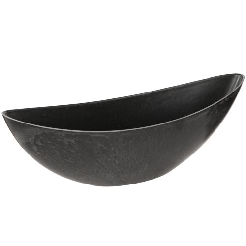 Prodotto Barca per piante ciotola in plastica antracite 28×9×9 cm 3pz
