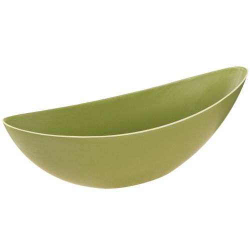 Prodotto Ciotola decorativa in plastica per barchetta per piante verde 28×9×9 cm 3 pezzi