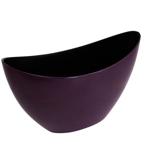 Prodotto Ciotola decorativa per barchetta per piante viola 20×9 cm H12 cm