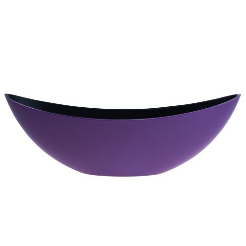 Ciotola decorativa per barchetta per piante viola 38,5 cm × 12,5 cm × 13 cm