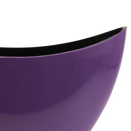 Prodotto Ciotola decorativa per barchetta per piante viola 20×9 cm H12 cm