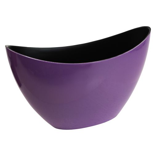 Prodotto Ciotola decorativa per barchetta per piante viola 20×9 cm H12 cm