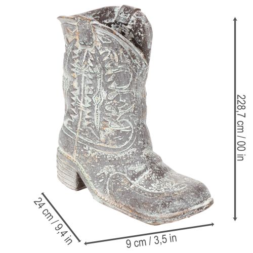 Stivali da cowboy decorativi, scarpe da giardinaggio, 24 cm | Floristik24.it