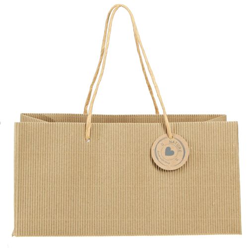 Prodotto Sacchetti per piante carta naturale rigata 24x12x12cm 8 pz