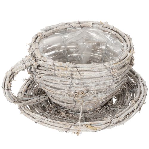 Prodotto Tazza da tè in materiale naturale dal fascino rustico per una decorazione d'interni esclusiva 13cm